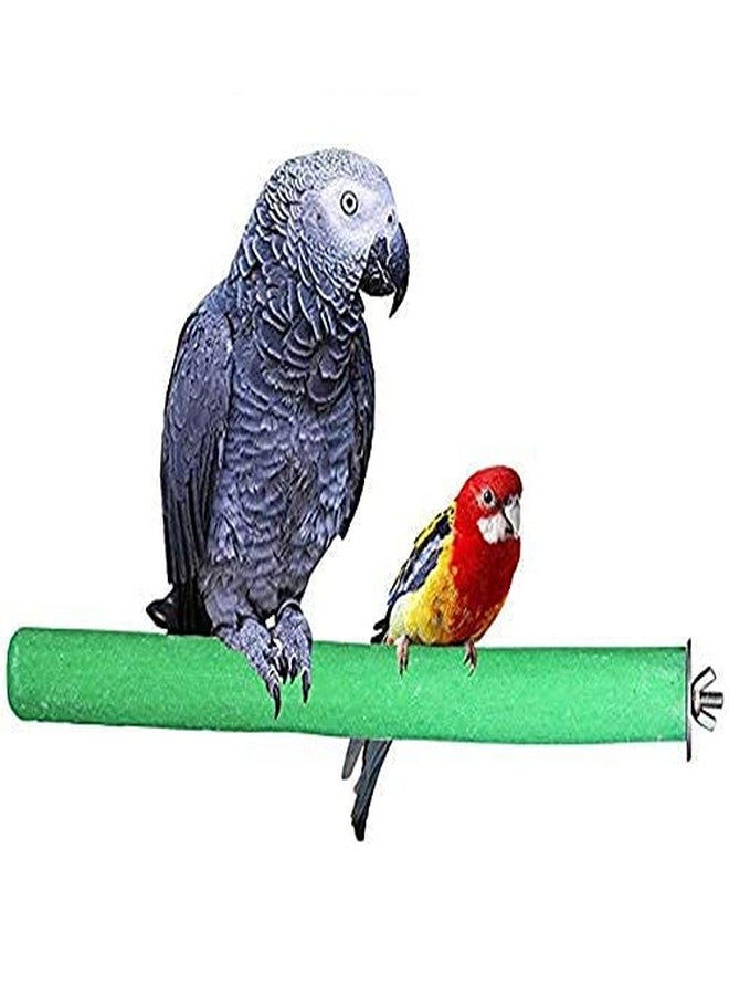 Western Era Safe Wooden Sand Perch/Stand/Toy for Birds, Parrot (Light Weight) (Size - 12") - Image 1